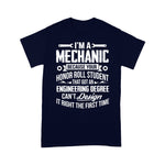 Mechanic Dad Shirt Funny I'm A Mechanic Shirt Because Your Honor Roll Student Gift Father's Day Shirt - Scotstee Shop