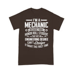 Mechanic Dad Shirt Funny Im A Mechanic Shirt Because Your Honor Roll Student Gift Father's Day Shirt - Scotstee Shop