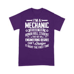 Mechanic Dad Shirt Funny I'm A Mechanic Shirt Because Your Honor Roll Student Gift Father's Day Shirt - Scotstee Shop