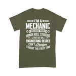 Mechanic Dad Shirt Funny Im A Mechanic Shirt Because Your Honor Roll Student Gift Father's Day Shirt - Scotstee Shop