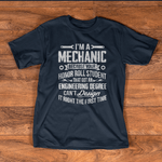 Mechanic Dad Shirt Funny I'm A Mechanic Shirt Because Your Honor Roll Student Gift Father's Day Shirt - Scotstee Shop