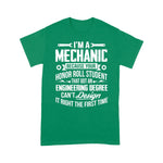Mechanic Dad Shirt Funny I'm A Mechanic Shirt Because Your Honor Roll Student Gift Father's Day Shirt - Scotstee Shop