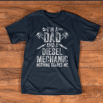 Mechanic Dad Shirt Gift For Men Father's Day Shirt Halloween Diesel Mechanic Dad Shirt Diesel Mechanic Shirts - Scotstee Shop