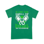 Mechanic Dad Shirt I Love the Smell of Diesel in the Morning Truck Driver Father's Day Shirt Diesel Mechanic Shirts - Scotstee Shop