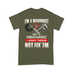Mechanic Dad Shirt I'm A Machinist Not A Mechanic Proud CNC Machinist Father's Day Shirt Machinist Shirts - Scotstee Shop