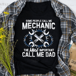 Mechanic Dad Shirt Mechanic Dad Mechanics Father's Day Shirt Dads Birthday Gift Shirt - Scotstee Shop