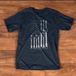 Mechanic Dad Shirt Mechanic Flag Shirt Patriotic Mechanic USA Flag Shirt 4th Of July Shirt - Scotstee Shop