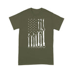 Mechanic Dad Shirt Mechanic Flag Shirt Patriotic Mechanic USA Flag Shirt 4th Of July Shirt - Scotstee Shop