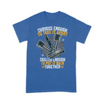 Mechanic Dad Shirt Mechanic Funny Gift Curious Enough To Take It Apart Father's Day Shirt - Scotstee Shop