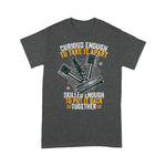 Mechanic Dad Shirt Mechanic Funny Gift Curious Enough To Take It Apart Father's Day Shirt - Scotstee Shop