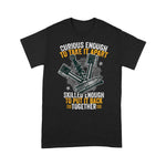 Mechanic Dad Shirt Mechanic Funny Gift Curious Enough To Take It Apart Father's Day Shirt - Scotstee Shop