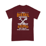 Mechanic Dad Shirt Mechanic Gift Diesel Mechanic I Cant Fix Stupid Gift Father's Day Shirt Diesel Mechanic Shirts - Scotstee Shop