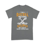Mechanic Dad Shirt Mechanic Gift Diesel Mechanic I Cant Fix Stupid Gift Father's Day Shirt Diesel Mechanic Shirts - Scotstee Shop