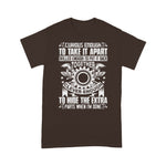 Mechanic Dad Shirt Mechanic Gifts Funny Car Repair Design On Back Gifts Father's Day Shirt - Scotstee Shop