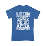 Mechanic Dad Shirt Mechanic Gifts Funny Car Repair Design On Back Gifts Father's Day Shirt - Scotstee Shop