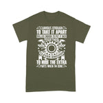 Mechanic Dad Shirt Mechanic Gifts Funny Car Repair Design On Back Gifts Father's Day Shirt - Scotstee Shop