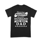 Mechanic Dad Shirt Mens Amazing Mechanic Awesome Husband Best Dad Gift Father's Day Shirt - Scotstee Shop