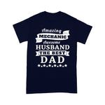 Mechanic Dad Shirt Mens Amazing Mechanic Awesome Husband Best Dad Gift Father's Day Shirt - Scotstee Shop