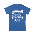 Mechanic Dad Shirt Mens Amazing Mechanic Awesome Husband Best Dad Gift Father's Day Shirt - Scotstee Shop