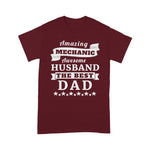 Mechanic Dad Shirt Mens Amazing Mechanic Awesome Husband Best Dad Gift Father's Day Shirt - Scotstee Shop