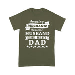 Mechanic Dad Shirt Mens Amazing Mechanic Awesome Husband Best Dad Gift Father's Day Shirt - Scotstee Shop