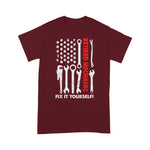 Mechanic Dad Shirt Mens America Flag Shirt Retired Mechanic 2021 Retirement 4th Of July Shirt Gift For Father's Day Shirt - Scotstee Shop