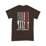 Mechanic Dad Shirt Mens America Flag Shirt Retired Mechanic 2021 Retirement 4th Of July Shirt Gift For Father's Day Shirt - Scotstee Shop