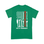Mechanic Dad Shirt Mens America Flag Shirt Retired Mechanic 2021 Retirement 4th Of July Shirt Gift For Father's Day Shirt - Scotstee Shop