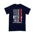 Mechanic Dad Shirt Mens America Flag Shirt Retired Mechanic 2021 Retirement 4th Of July Shirt Gift For Father's Day Shirt - Scotstee Shop