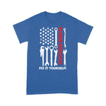 Mechanic Dad Shirt Mens America Flag Shirt Retired Mechanic 2021 Retirement 4th Of July Shirt Gift For Father's Day Shirt - Scotstee Shop