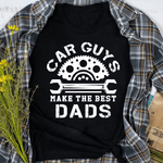 Mechanic Dad Shirt Mens Car Guys Make The Best Dads Car Shop Mechanical Daddy Saying Funny Father's Day Shirt - Scotstee Shop