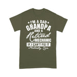 Mechanic Dad Shirt Mens Dad Grandpa and a Retired Mechanic Funny Father's Day Shirt - Scotstee Shop