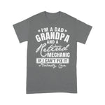 Mechanic Dad Shirt Mens Dad Grandpa and a Retired Mechanic Funny Father's Day Shirt - Scotstee Shop