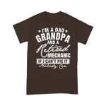 Mechanic Dad Shirt Mens Dad Grandpa and a Retired Mechanic Funny Father's Day Shirt - Scotstee Shop