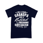 Mechanic Dad Shirt Mens Dad Grandpa and a Retired Mechanic Funny Father's Day Shirt - Scotstee Shop