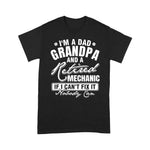 Mechanic Dad Shirt Mens Dad Grandpa and a Retired Mechanic Funny Father's Day Shirt - Scotstee Shop