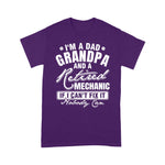 Mechanic Dad Shirt Mens Dad Grandpa and a Retired Mechanic Funny Father's Day Shirt - Scotstee Shop