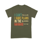 Mechanic Dad Shirt Mens I Cant I Have Plans In The Garage For A Mechanic Dad Father's Day Shirt - Scotstee Shop