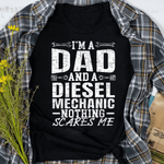 Mechanic Dad Shirt Mens Im A Dad And A Diesel Mechanic Funny Father's Day Shirt Best Dad Ever Shirt Diesel Mechanic Shirts - Scotstee Shop