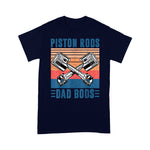 Mechanic Dad Shirt Pistons Rods & Dad Bods Custom Garage Rod Car Mechanic Father's Day Shirt - Scotstee Shop