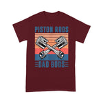 Mechanic Dad Shirt Pistons Rods & Dad Bods Custom Garage Rod Car Mechanic Father's Day Shirt - Scotstee Shop