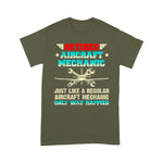 Mechanic Dad Shirt Retired Aircraft Mechanic Regular Aircraft Mechanic Gift Father's Day Shirt Aircraft Mechanic Shirt - Scotstee Shop