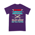 Mechanic Dad Shirt Retired Aircraft Mechanic Regular Aircraft Mechanic Gift Father's Day Shirt Aircraft Mechanic Shirt - Scotstee Shop