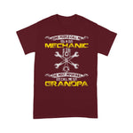 Mechanic Dad Shirt Vintage Most Important Call Me Grandpa Funny Mechanic Daddy Father's Day Shirt - Scotstee Shop