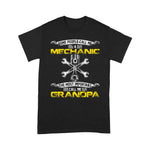 Mechanic Dad Shirt Vintage Most Important Call Me Grandpa Funny Mechanic Daddy Father's Day Shirt - Scotstee Shop