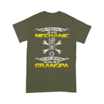 Mechanic Dad Shirt Vintage Most Important Call Me Grandpa Funny Mechanic Daddy Father's Day Shirt - Scotstee Shop