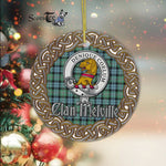 Melville Celtic Circle Plaid Ornament Gift. Christmas Tree Ornament Tartan Ornament Great Christmas Ornaments Gift - Scotstee Shop