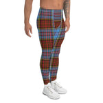 Plaid Mens Running Leggings, Plaid Meggings Men's, Tartan Plaid Leggings Men, plaid leggings, mens running leggings, mens gym leggings, buffalo plaid leggings, brown leggings, grey leggings, red leggings, green leggings, purple leggings, blue leggings, Mens Sports Leggings, meggings men, Pattern Leggings