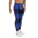 Plaid Mens Running Leggings, Plaid Meggings Men's, Tartan Plaid Leggings Men, plaid leggings, mens running leggings, mens gym leggings, buffalo plaid leggings, brown leggings, grey leggings, red leggings, green leggings, purple leggings, blue leggings, Mens Sports Leggings, meggings men, Pattern Leggings