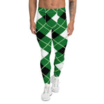Plaid Mens Running Leggings, Plaid Meggings Men's, Tartan Plaid Leggings Men, plaid leggings, mens running leggings, mens gym leggings, buffalo plaid leggings, brown leggings, grey leggings, red leggings, green leggings, purple leggings, blue leggings, Mens Sports Leggings, meggings men, Pattern Leggings